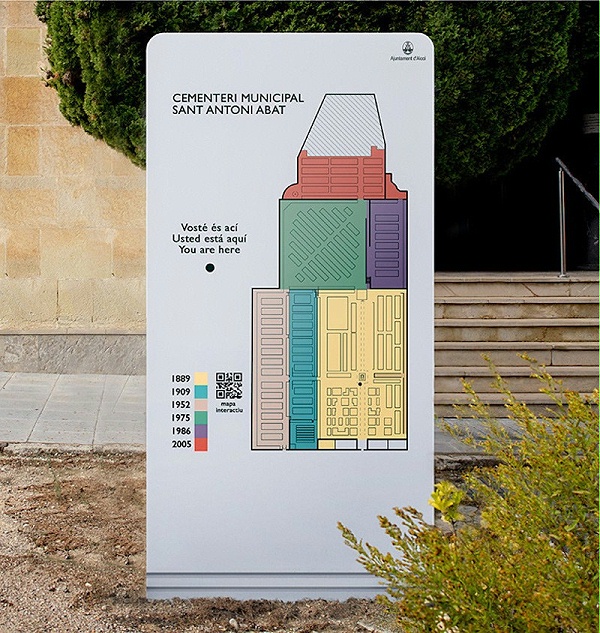 圣安东尼奥·阿巴德市公墓标识导视设计3