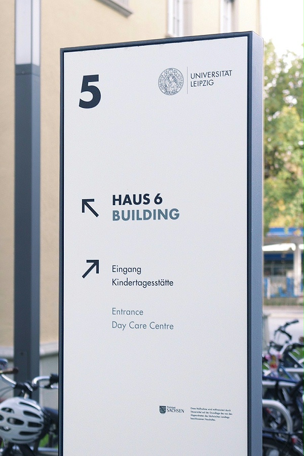 莱比锡大学Jahnallee校区标识导视设计5