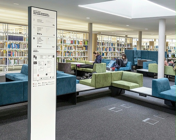 莱比锡大学Jahnallee校区标识导视设计6