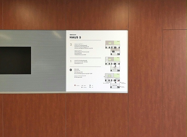 莱比锡大学Jahnallee校区标识导视设计4