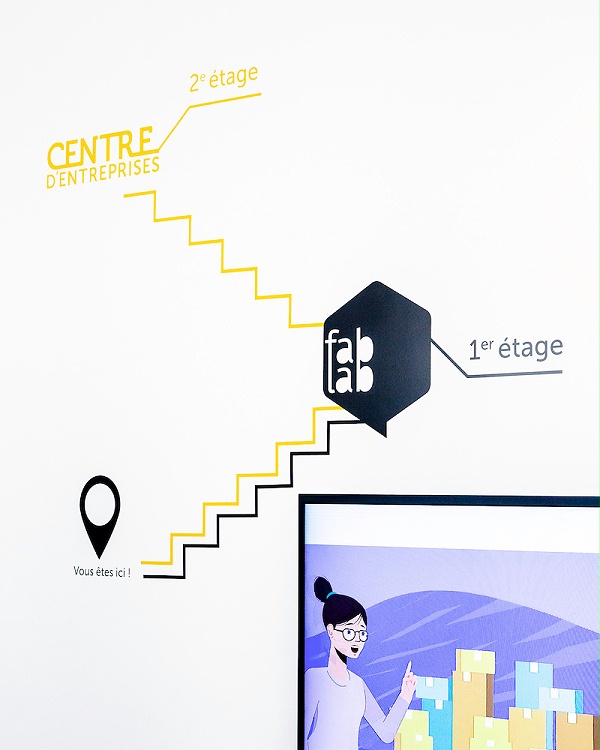 techniCITÉ办公室标识导视系统设计1