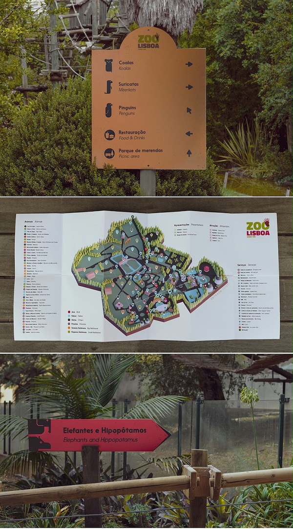 里斯本动物园标识导视系统设计2