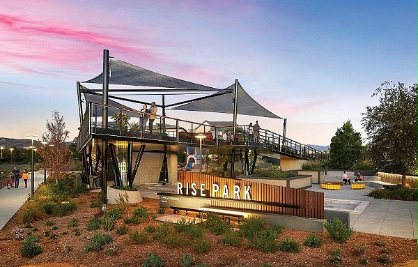 加利福尼亚RISE公园社区标识导视设计1