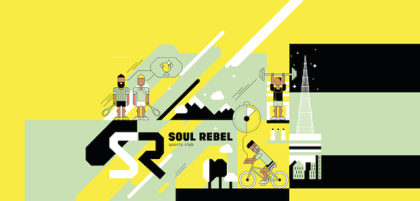 Soul Rebel体育俱乐部标识导视系统设计3