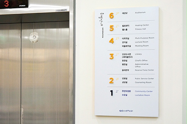 居民中心标识牌01