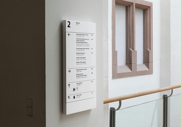 乌拉姆市政厅标识导视系统设计1