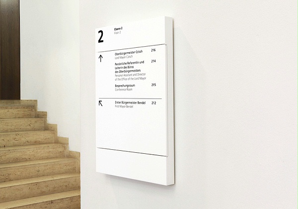 乌拉姆市政厅标识导视系统设计3