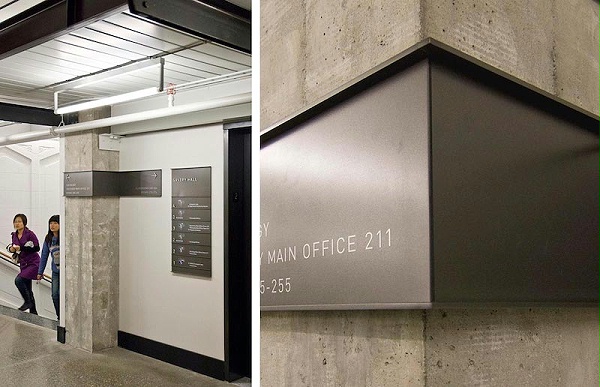 华盛顿大学Savery Hall大楼标识导视设计3