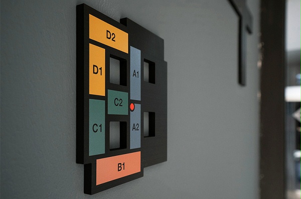 奥林巴斯公司总部标识导视系统设计2