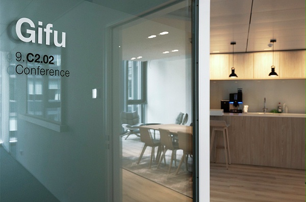 奥林巴斯公司总部标识导视系统设计8