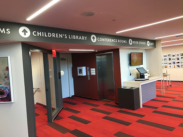 西港图书馆标识导视系统设计3