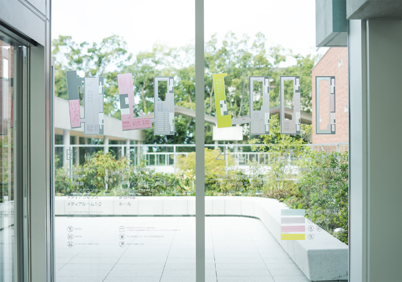 京都女子大学图书馆标识导视设计