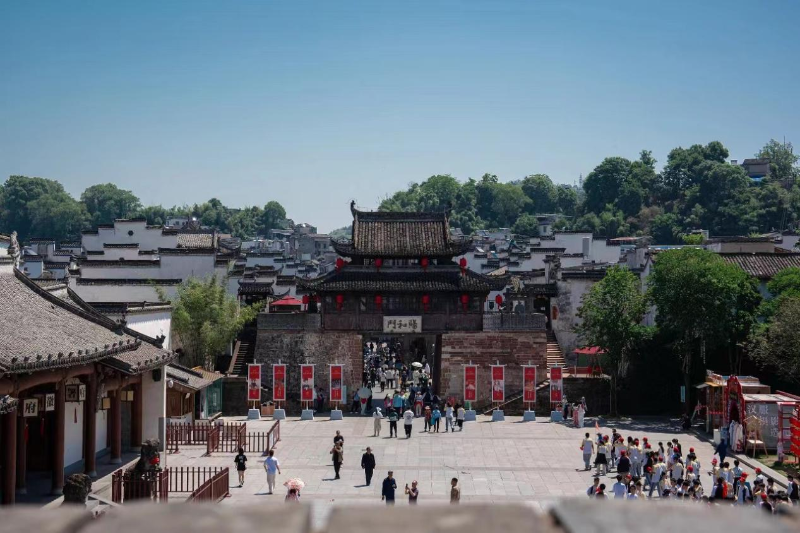 徽州古城景区标识2